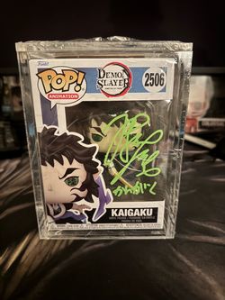 Demon slayer JVA Yoshimasa Hosoya signed  #2506 Kaigaku