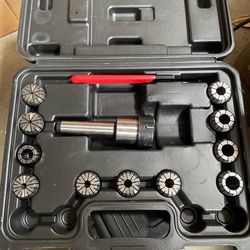 MT3 Shank ER32 Collet Chuck Tool Holder Set with 11Pcs ER32 Collet Set and Box CNC Engraving Machine