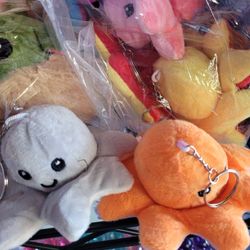 Tiktok Mood Octopus Keychain 