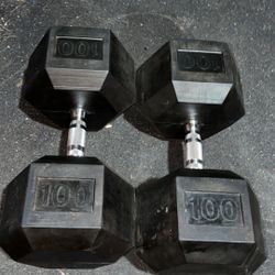 Brand New 100lb Dumbbells 