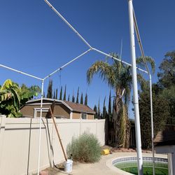 RV cover and garden Rack