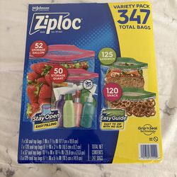 347 Ziploc bags