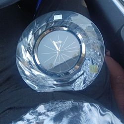 Crystal mantel Clock Hoya 