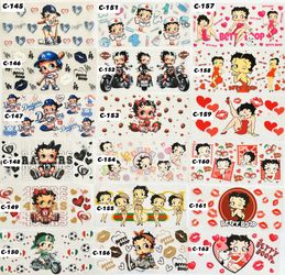 Cartoon Uv Dtf 16oz Cup Wraps