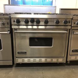 Viking 36”Wide All Gas Range Stove In Stainless Steel With 6 Burners 