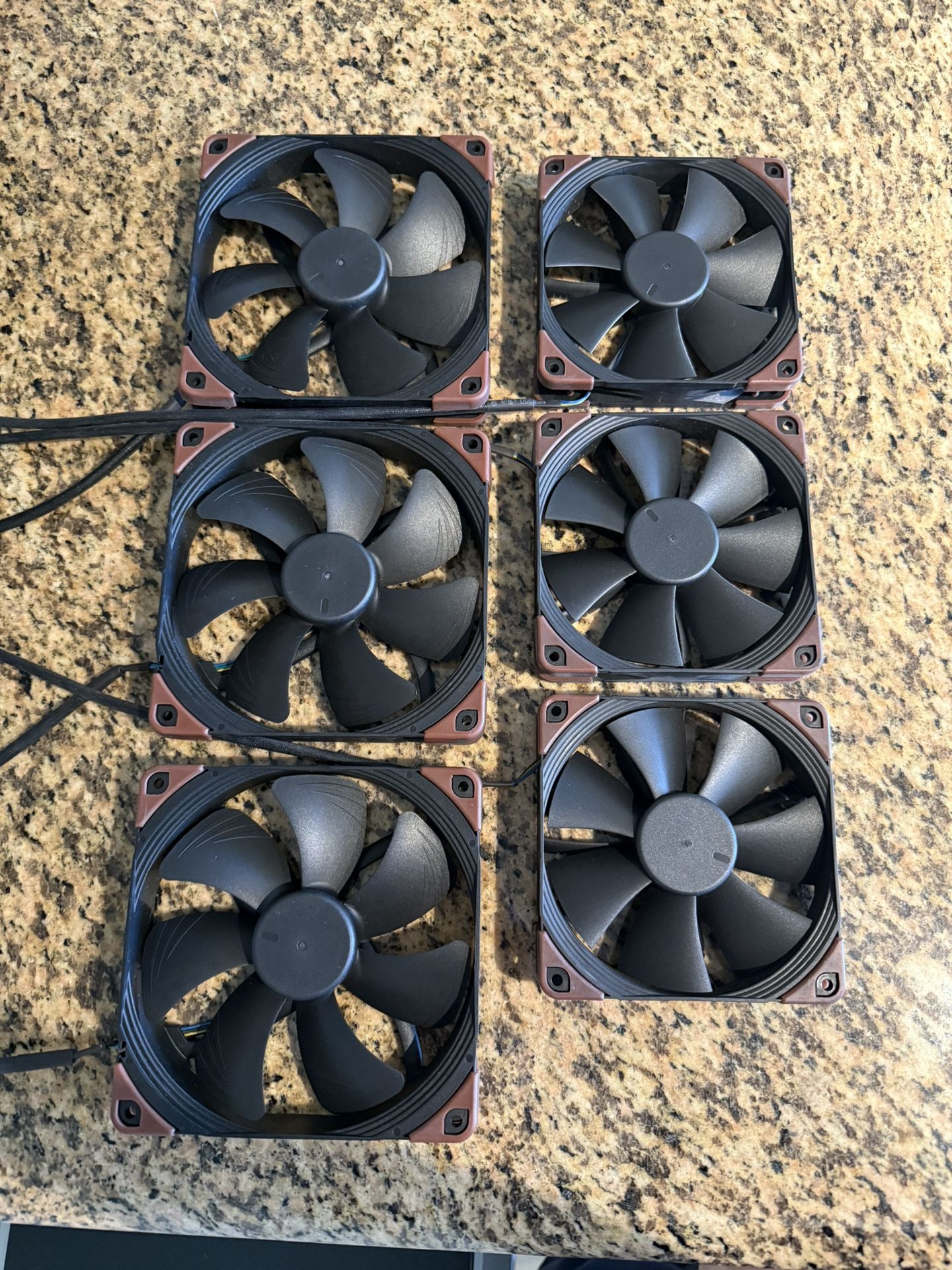 Set of Noctua Fans ( 3x 140 mm & 3x 120 mm)