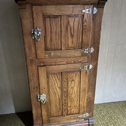 Antique Oak Ice Box