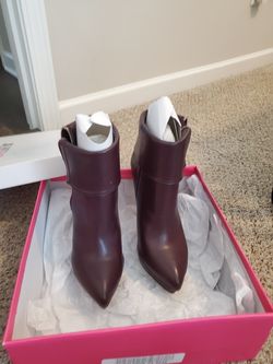Burgundy Heeled Bootie