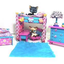 New Custom-made Littlest Pet Shop Heavy Duty Wooden Bedroom Set 