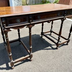 Early 1900s Antique Partners Desk