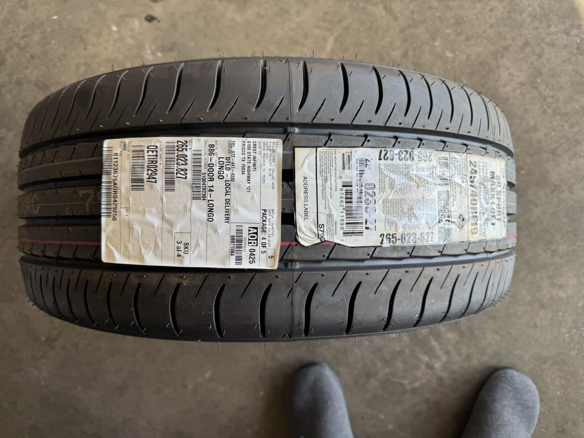 Dunlop SP Sport Maxx 050 DSST CTT 245/40R19 94W Run Flat