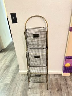 3-tier Metal Magazine Stand