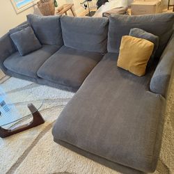 Couch With Chaise Mint Condition