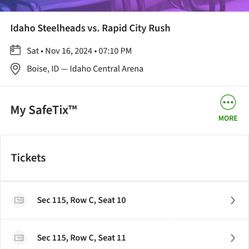 Idaho Steelhead Tickets (4 x front row!)