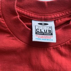 Red Pro Club T Shirt Size Medium 