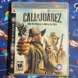 Call Of Juarez Bound In Blood Sony Playstation 3 PS3 CIB Complete Game Disc Case Artwork Manual Included