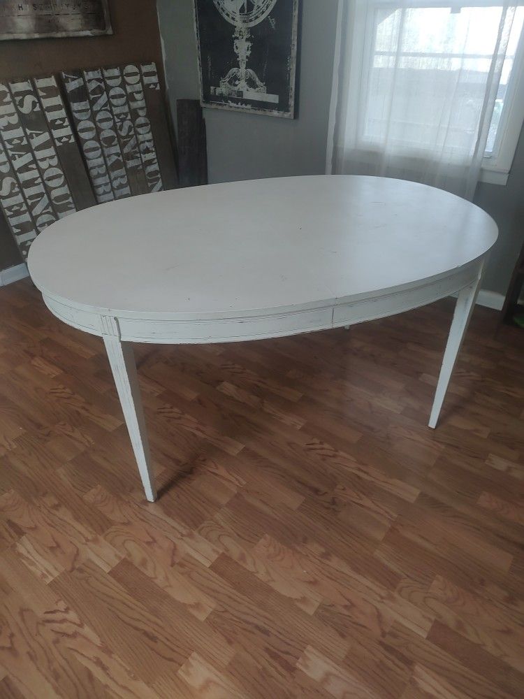Antique Oval Dining Table 43" X 60"