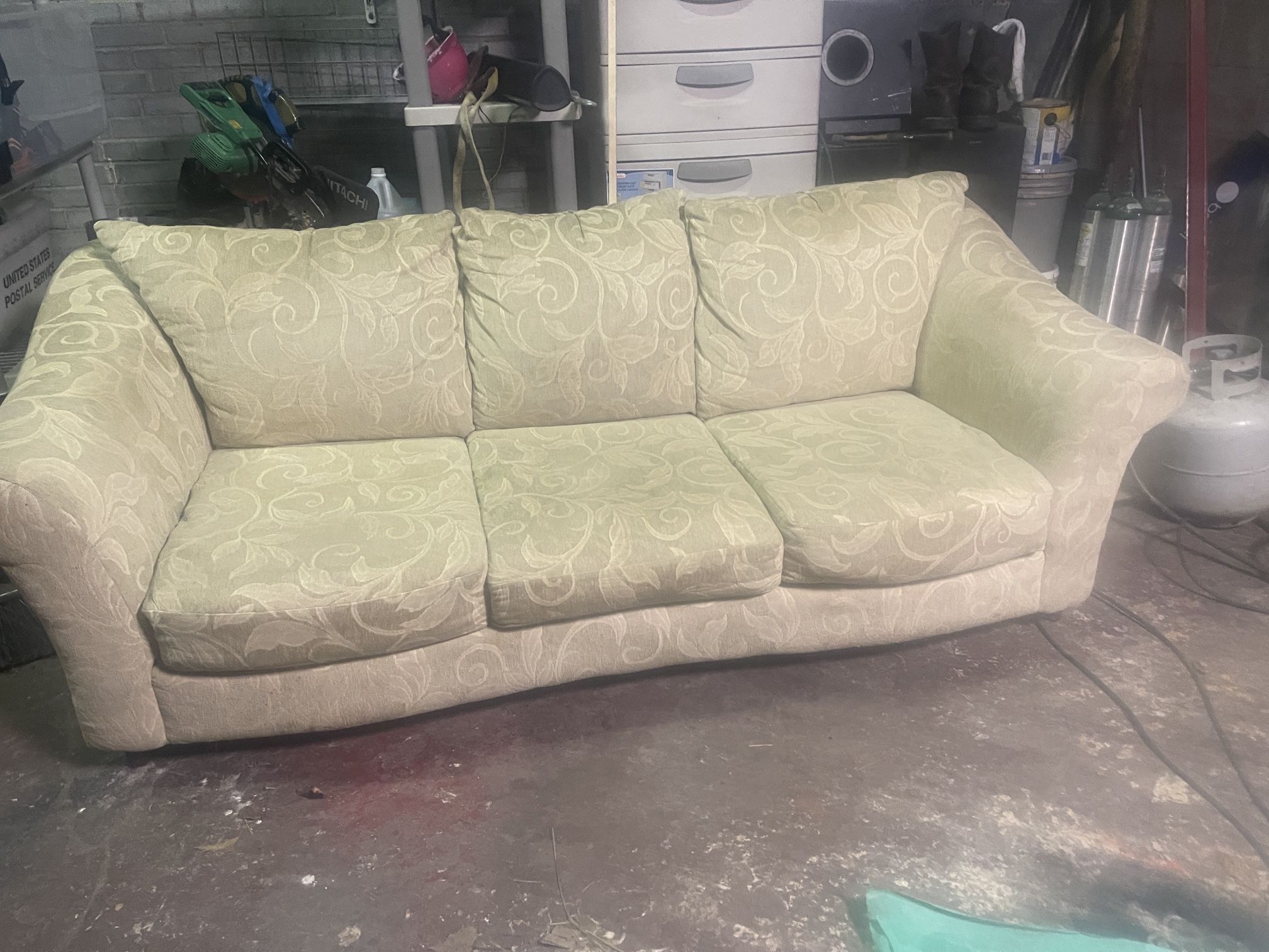 SEALY ( Yellow/Gold ) Sofa - 85”