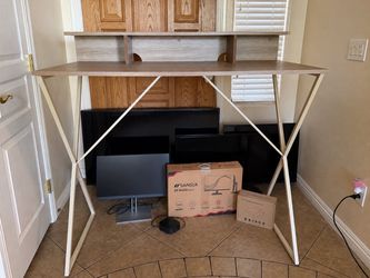 TVs, Monitors, Docking Station + Desk — Take It All or Separate