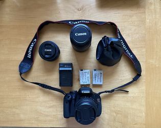 Canon EOS Rebel T3i w/accessories