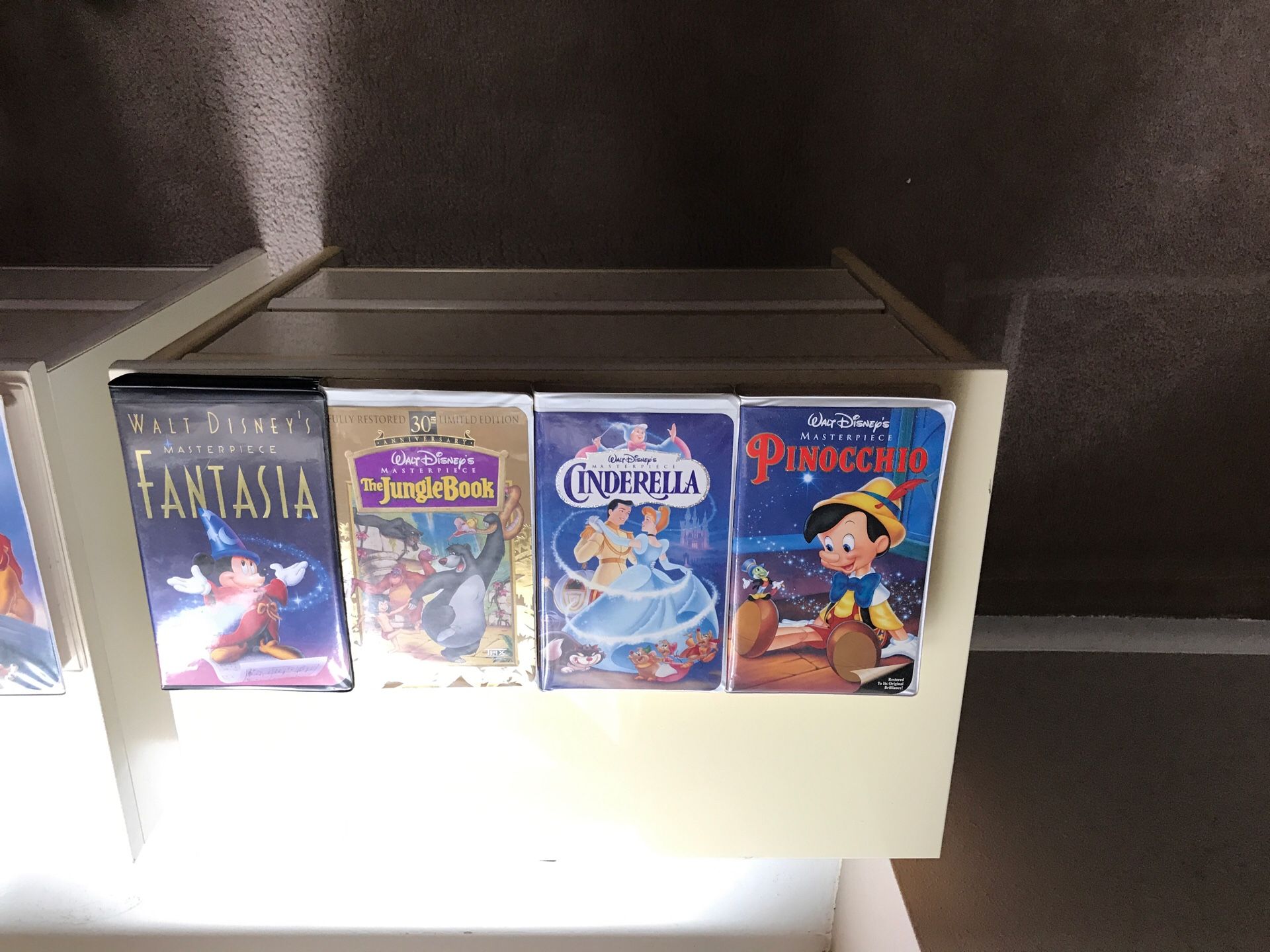 Disney original masterpiece collection VHS tapes in original boxes set of eight movies $35