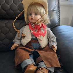 Susan Wakeen Billy Cowboy Vinyl 20" Doll