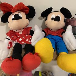Large Mickey and Minnie