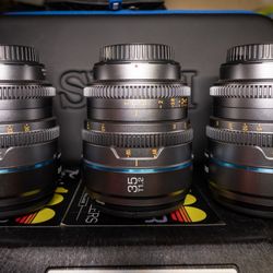 Sirui Nightwalker 3 Lens Set 24mm 35mm 55mm Sony E Mount