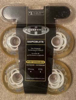 New HYPER WHEELS - SUPERLITE for Outdoors, Set of 4