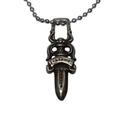 AUTHENTIC Chrome Hearts Dagger Zipper Pendant 