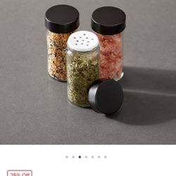 Glass Seasoning Jars