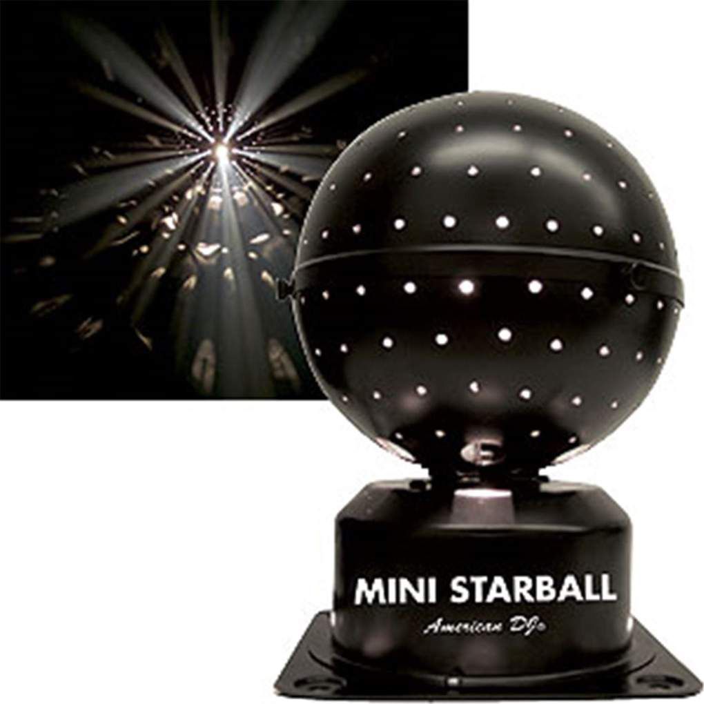 American DJ MINI-STARBALL II Portable Rotating Ball Pin Light Effect