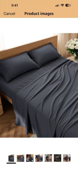 Bedsure King Size Sheets Set - 4 Pieces Soft King Sheets - Breathable & Cooling - Hotel Luxury - Easy Care Polyester Microfiber Bedding for Kids, Wome