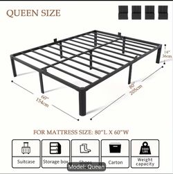 Black Metal Bed Frame