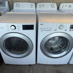 STACKABLE LG Washer And Electric Dryer HE 4.5&7.4 CUFT 