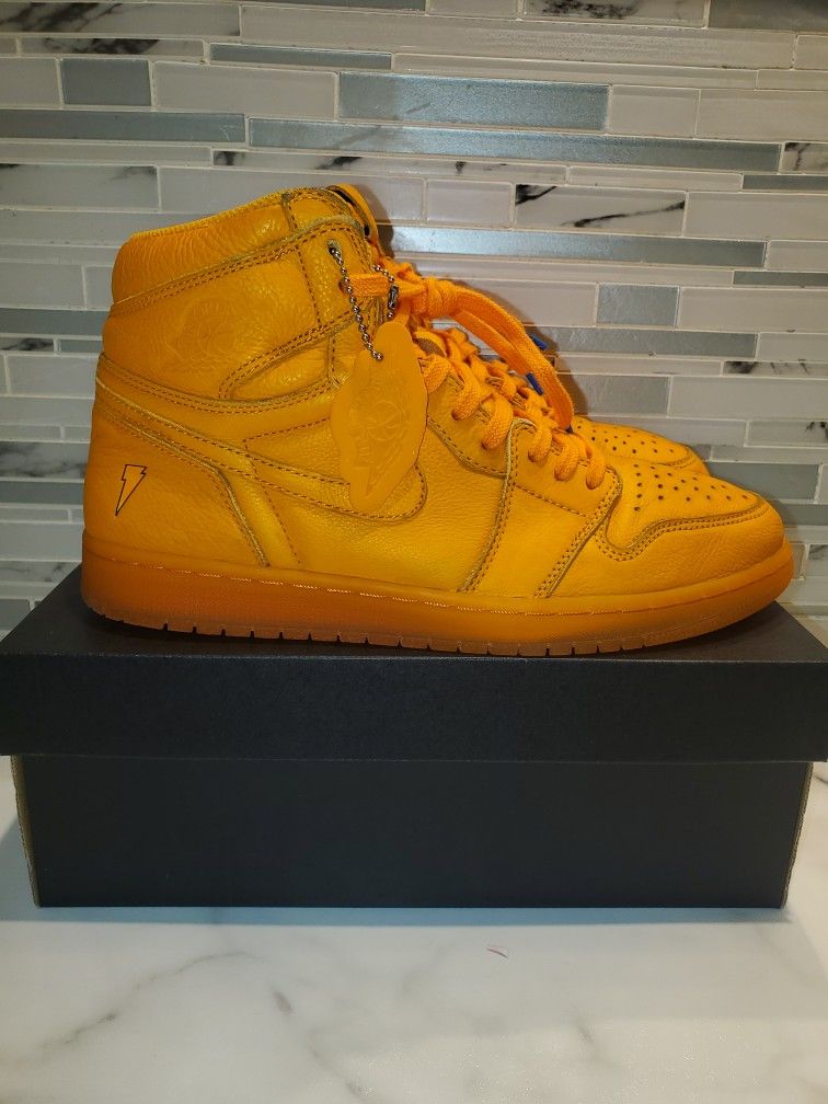 Air Jordan Retro 1 High OG Gatorade Orange Peel Edition.  Size 11 Men's 