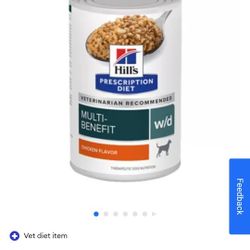 Hills Prescription Diet Dog Can Food Chicken Flavor