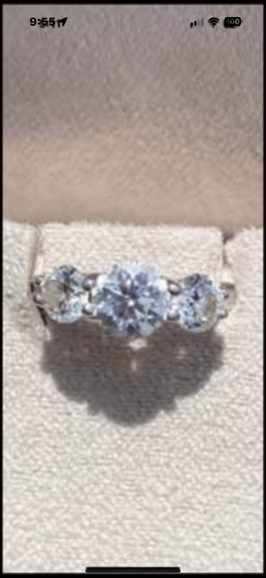 Beautiful Platinum 1.5ct Diamond Wedding/Engagement Ring!