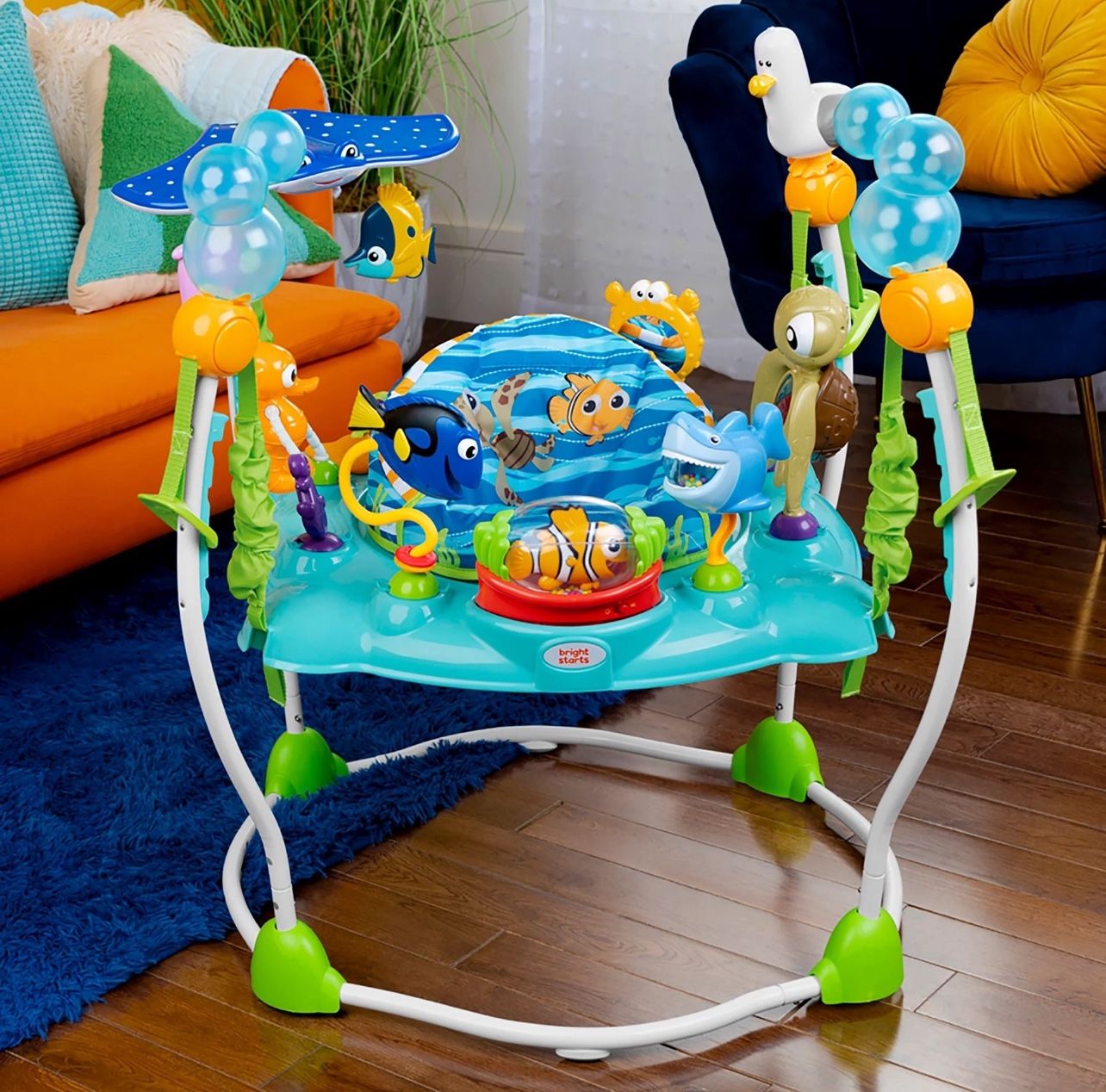 Disney baby finding Nemo sea of activities jumper (6-12 Months)