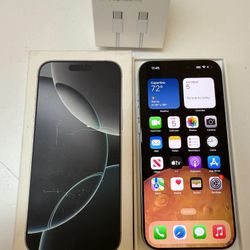 iPHONE 16 PROMAX 256GB T-MOBILE METROPCS