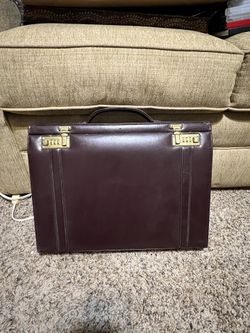 Vintage Leather Combination Briefcase