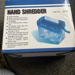 Hand Shredder New 
