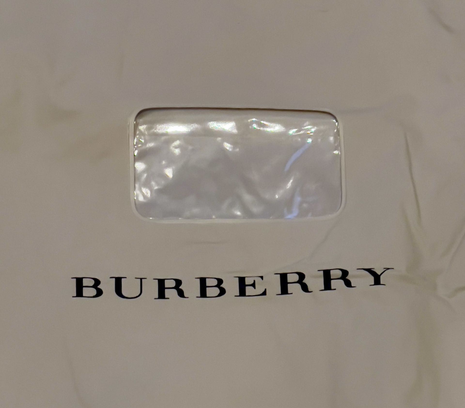 Burberry Garment Bag  Zipper Closure New 