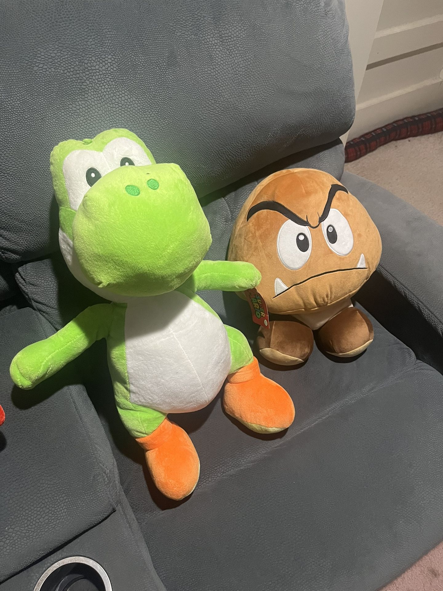 Super mario plushies