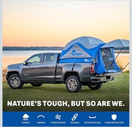 Napier Sportz Truck Tent | Pickup Truck Bed Camping Tent | Full Rainfly for Water Protection | Sturdy and Spacious 2-Person Truck Tent | Easy 15-Minut