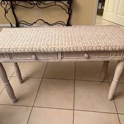 Wicker Console 