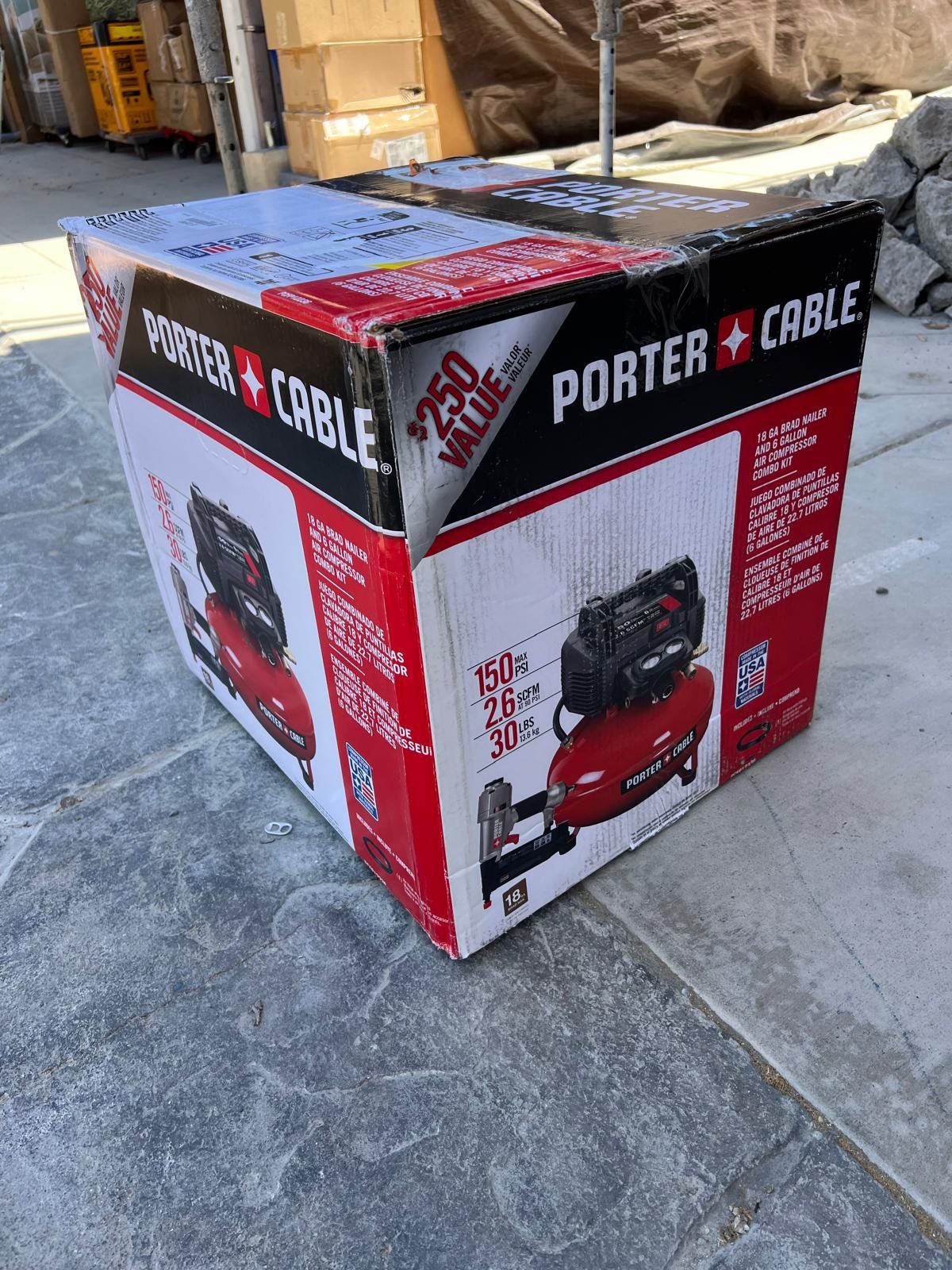 New Air Compressor And Nailer Gun Combo 