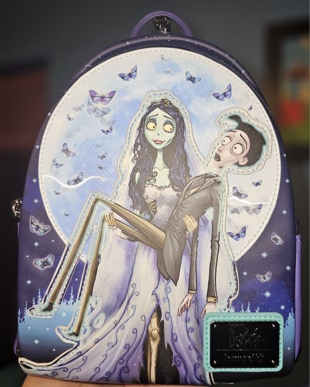 Brand New! Loungefly Corpse Bride Moon Mini Backpack 💙