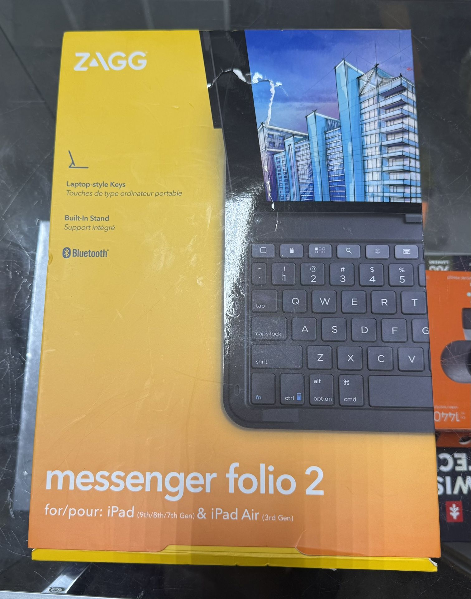 ZAGG Apple iPad 10.2/10.5" Messenger Folio 2 Keyboard