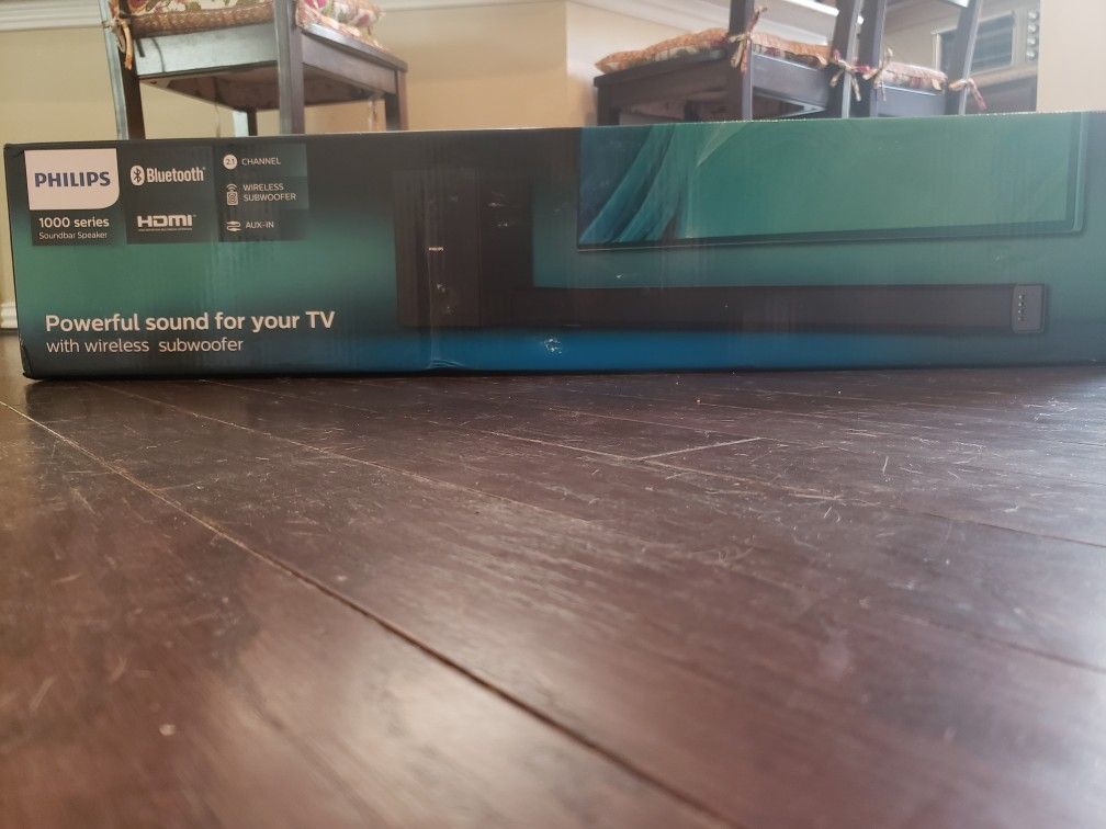 Philips Soundbar And Subwoofer